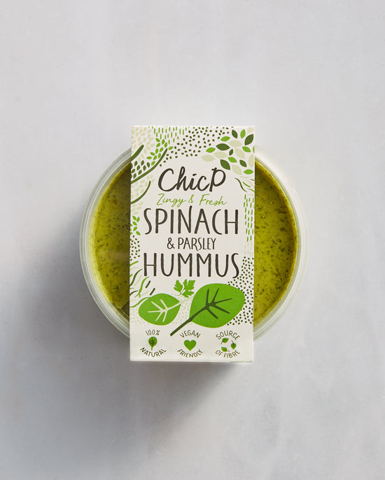 ChicP Spinach and Parsley hummus