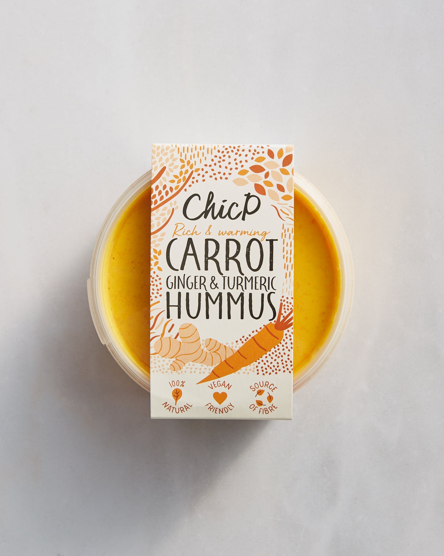 Carrot, Ginger & Turmeric Hummus