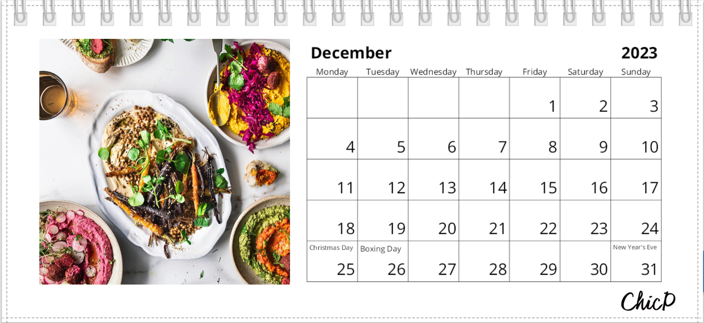 ChicP Desk Calendar