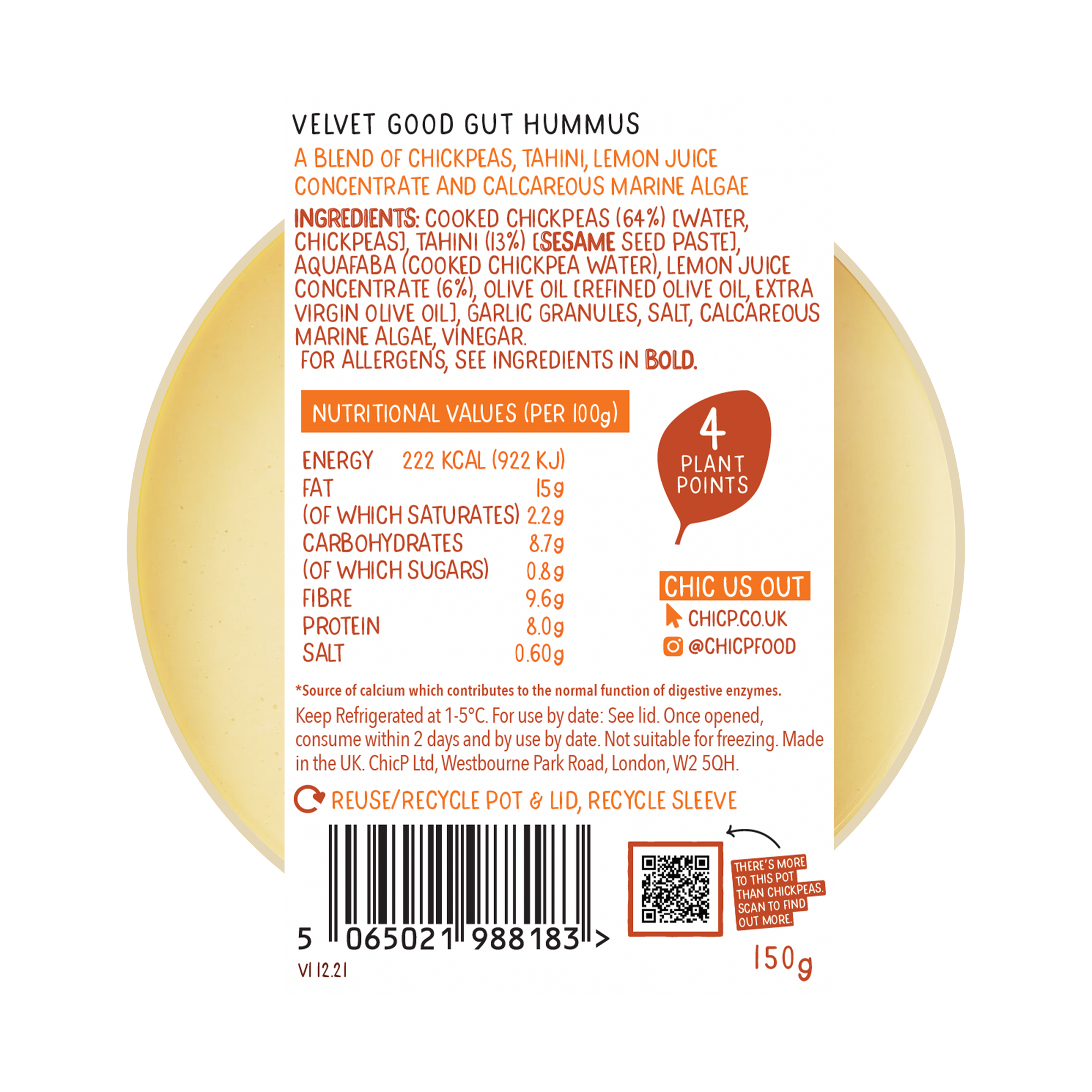 Velvet Good Gut Hummus