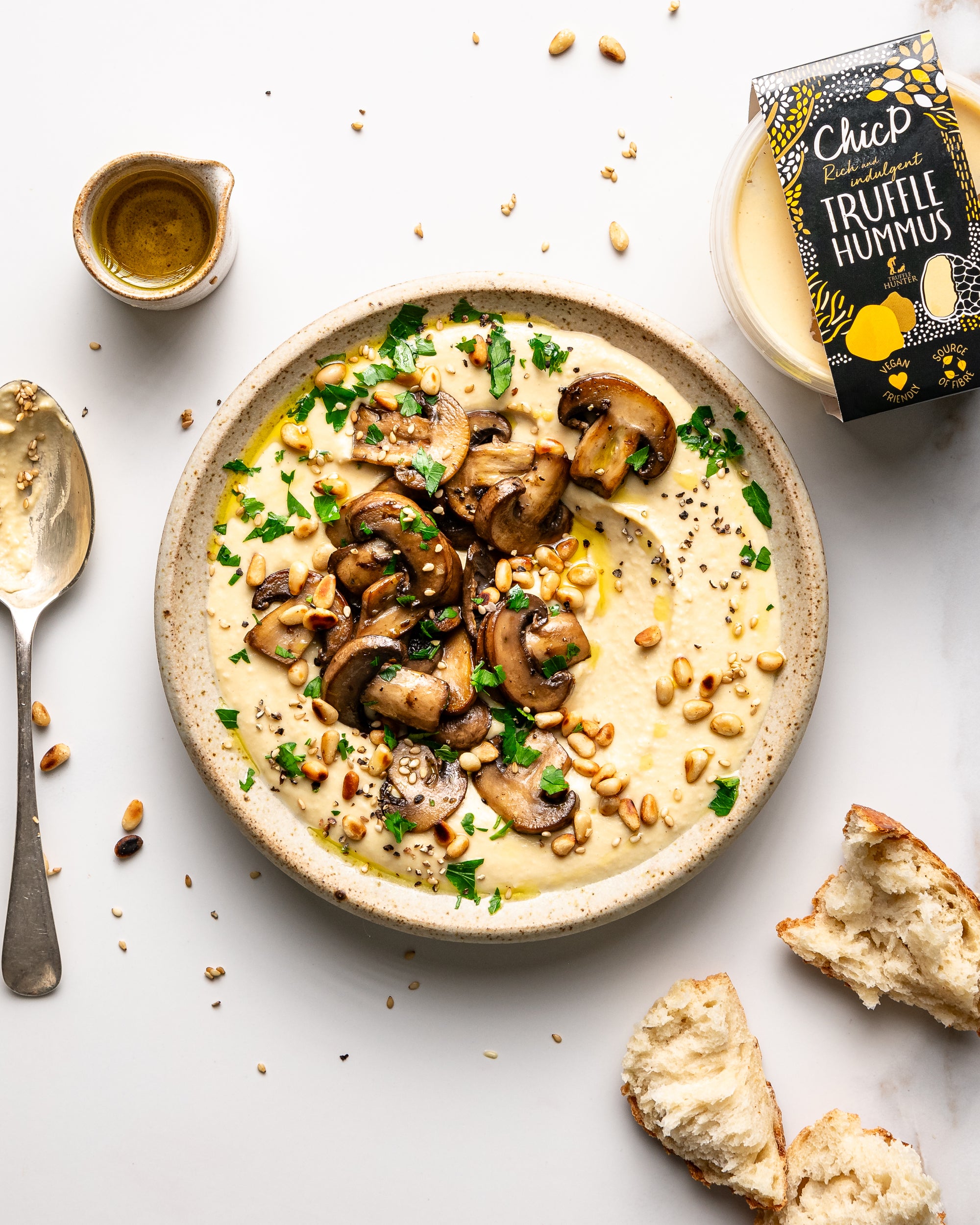 Rich & Indulgent - ChicP Truffle Hummus