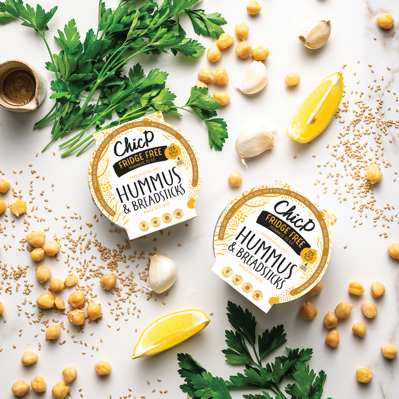 Velvet Fridgeless Hummus Snack Pot (12x Units)